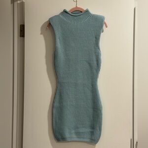 Fashion Nova baby blue dress Sz Xs